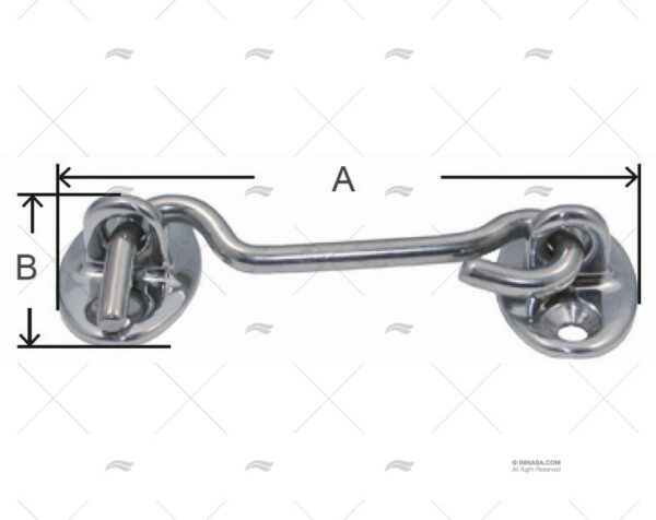 aldabilla lc 85x29 5mm cierres imnasa ref 09121812