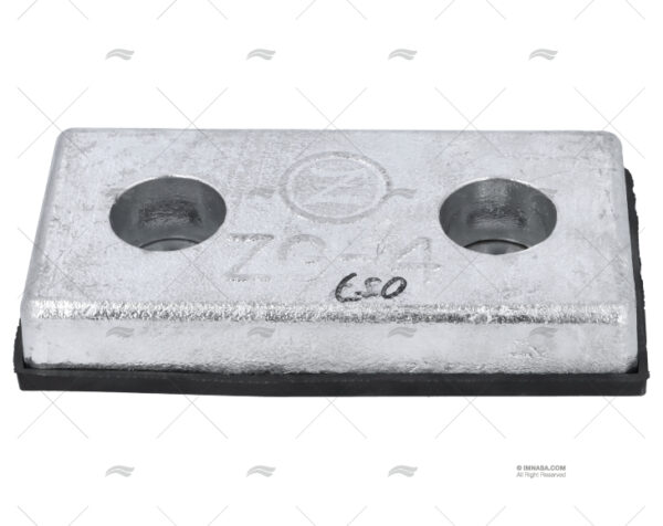 anodo zinc plancha 200x100x30 anodos imnasa ref 42250057