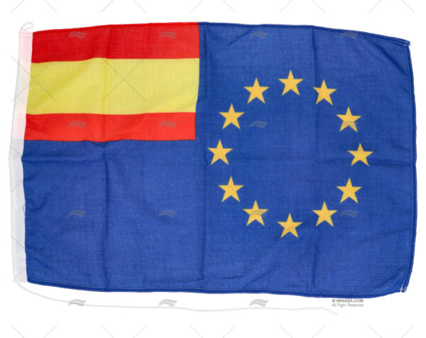 bandera euro espanola 60x 40cm banderas imnasa ref 89250111