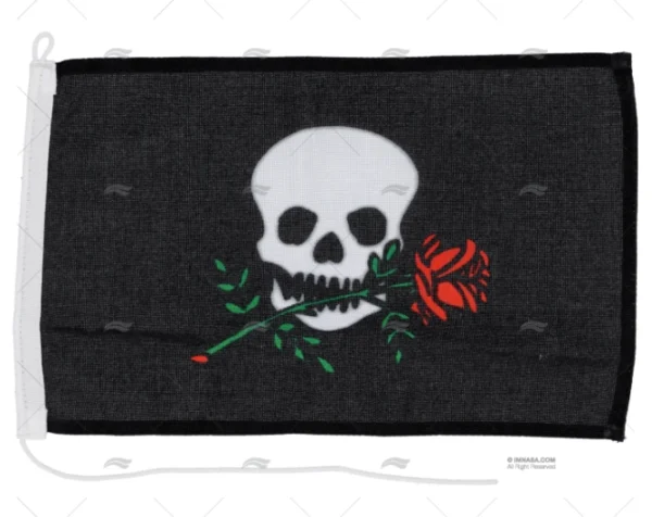 bandera pirata rosa 30x 20cm banderas imnasa ref 89250204