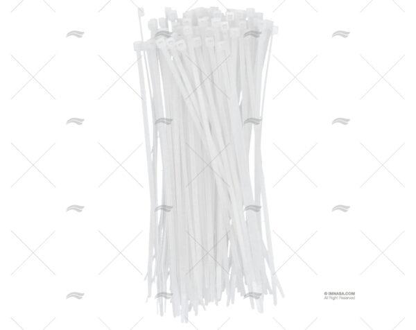 brida nylon 3 6x200 blanca 100 unidades abrazaderas imnasa ref 72200164