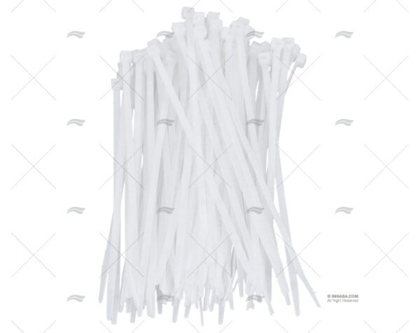 brida nylon 4 8x200 blanca 100 unidades abrazaderas imnasa ref 72200171