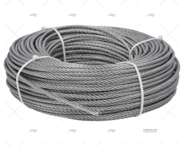 cable 7x7 inox 6 00mm 100m prensas y poleas imnasa ref 00318014