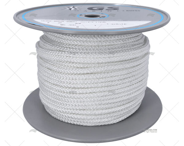 cabo polyester 08mm blanco 100m cabos multiusos imnasa ref 85420015