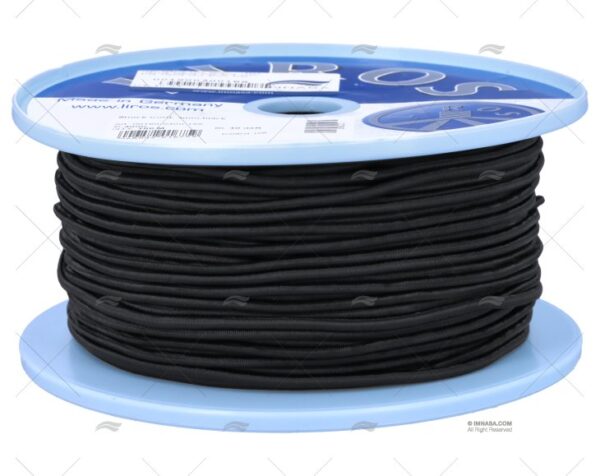 cabo shock cord 03mm negro 100m cabos elasticos imnasa ref 001900300188