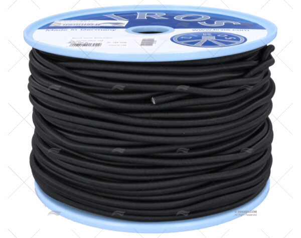 cabo shock cord 06mm negro 100m cabos elasticos imnasa ref 001900600188