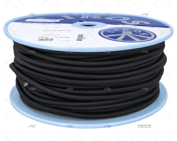 cabo shock cord 08mm negro 100m cabos elasticos imnasa ref 001900800188