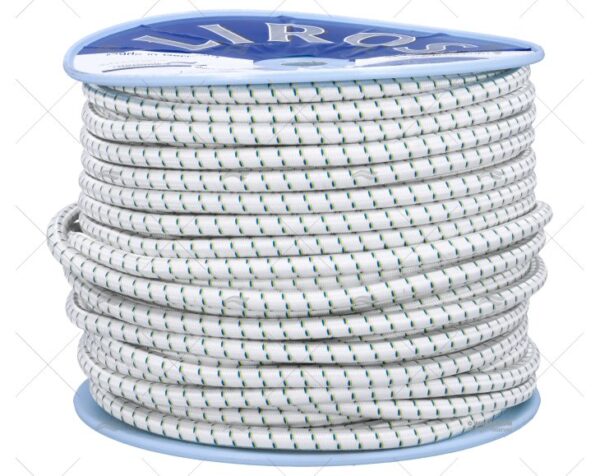 cabo shock cord 12mm blanco 100m cabos elasticos imnasa ref 001901200228