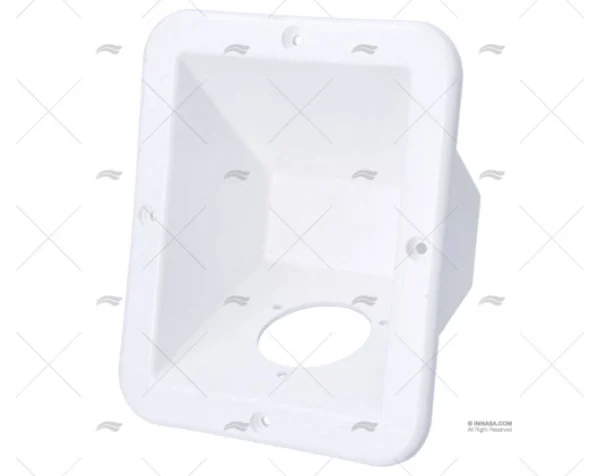 caja empotrable blanca agujero tapas y cajones imnasa ref 04000376