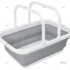 cesta plegable gris accesorios cocina imnasa ref 64000282