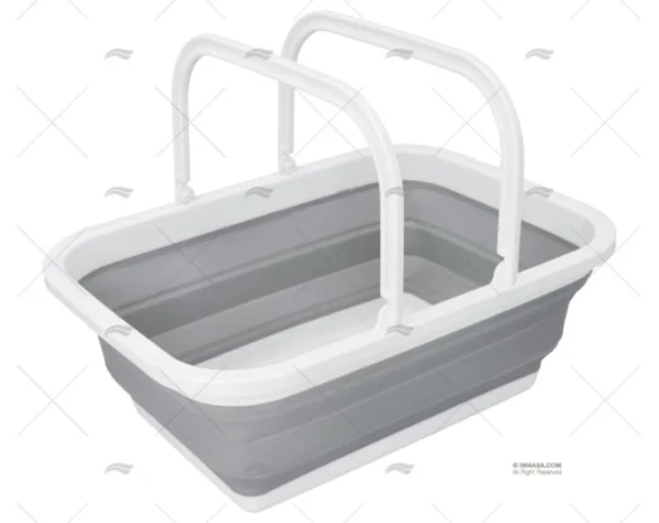 cesta plegable gris accesorios cocina imnasa ref 64000282