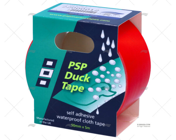 cinta duck tape roja 5m cintas adhesivas imnasa ref 22000012