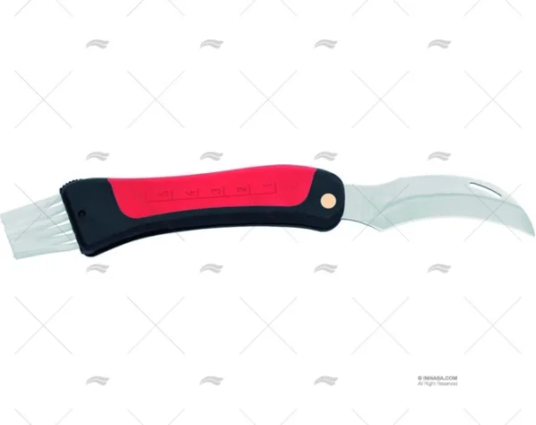 cuchillo setas pleg rojo 18 h11cm cuchillos imnasa ref 53000402