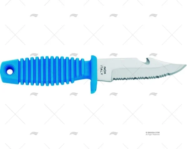 cuchillo shark 17 5cm azul cuchillos imnasa ref 53000371