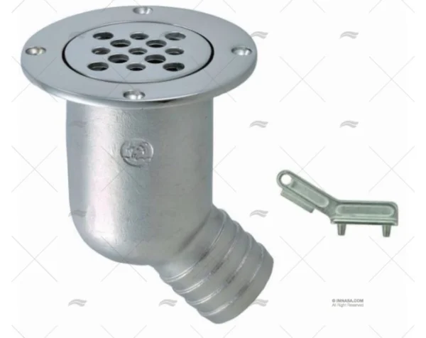 desague codo 38mm 95 inox 316 tapones imnasa ref 09121055