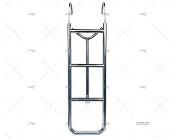 escalera plegable c brazos inox 3 peld escaleras imnasa ref 20250272