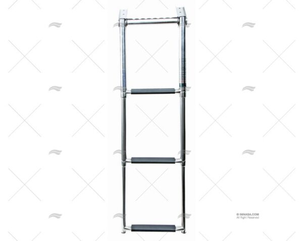 escalera telesc 3 peldanos c agar inox escaleras imnasa ref 40250704