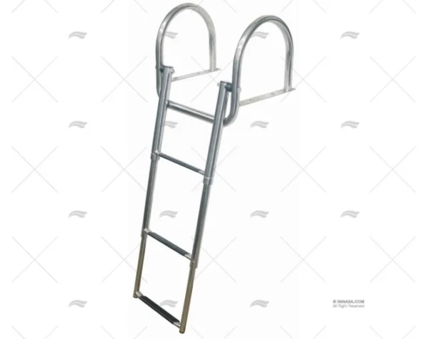 escalera telescopica 3 peld inox ss 316 escaleras imnasa ref 20210087