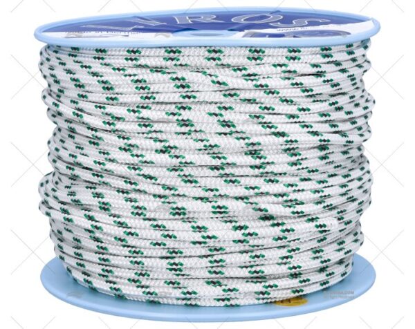 escota allround 08mm blanco verde 200m drizas y escotas imnasa ref 001510800232