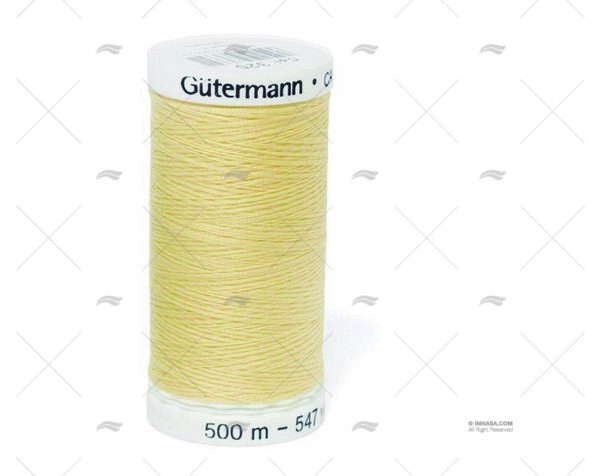 hilo encerado 0 8mm 500m amarillo hilos de coser imnasa ref 28000536