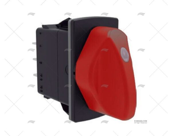 int on off rotat rojo 1 led 12v 2p interruptores imnasa ref 65300173