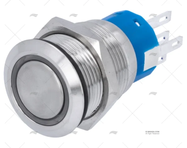 interruptor led push 5a azul interruptores imnasa ref 44250876