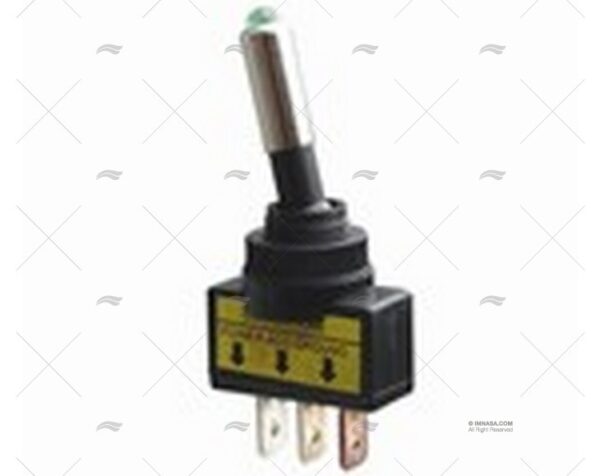 interruptor on off 20a 12v 3pin luz roja interruptores imnasa ref 65001004