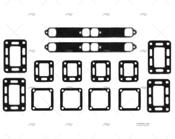 kit completo juntas colector merc v8 sistema de escape y colectores imnasa ref 23940620