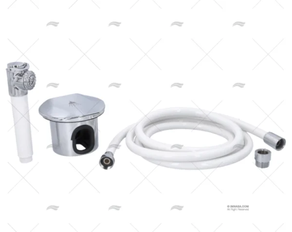 kit ducha inox tubo de 2 5m duchas imnasa ref 31250921