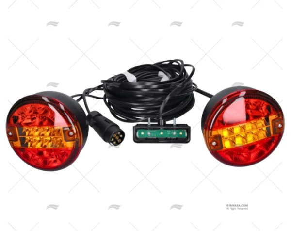 kit luces remolque 12 24v redondos accesorios para remolcadores de barcos imnasa ref 90800462