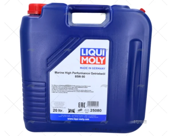 lubricante engr high perfor 85w 90 20l aceites imnasa ref 24900028