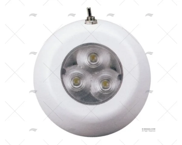 luz con interruptor 3led 12v plafones imnasa ref 44250047