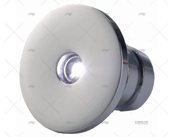 luz cortesia led azul ip65 12 24v laton luz cortesia imnasa ref 41250787