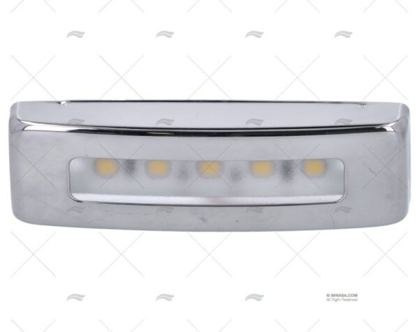 luz de cortesia led blanca 12v inox luz cortesia imnasa ref 40251305