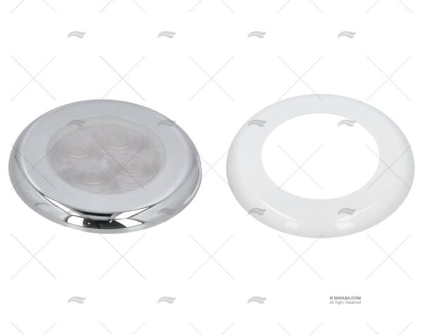 luz empotrable led blanco inox luz cortesia imnasa ref 43251333