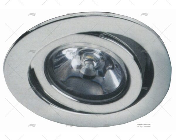 luz exterior orientable cromada plafones imnasa ref 65335199