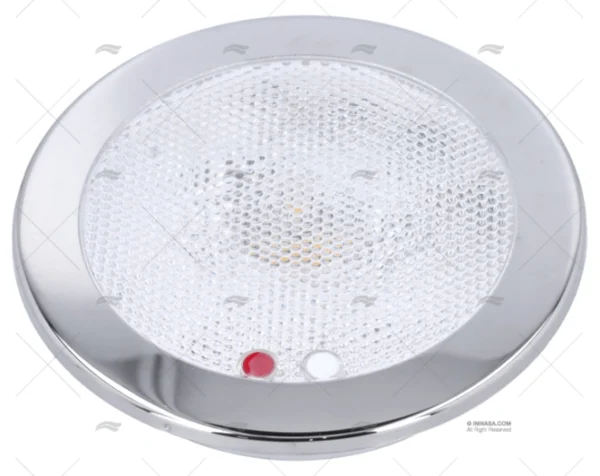 luz led blanca roja empotrada touch 12v luz cortesia imnasa ref 40251176