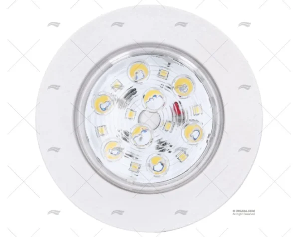 luz plafon diam 100mm 16led 12v plafones imnasa ref 44250049