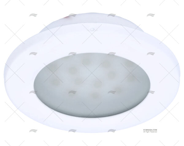 luz plafon led 88mm 12 28v ip 65 blanco plafones imnasa ref 65335231