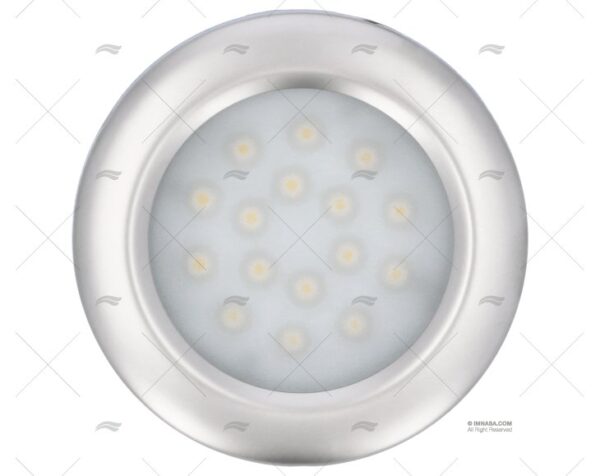 luz plafon led 88mm 12 28v ip 65 satin plafones imnasa ref 65335229