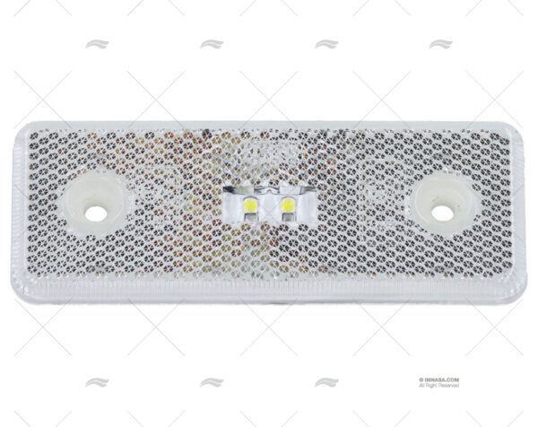 luz posicion blanca led 110x42x9mm 12 24 accesorios para remolcadores de barcos imnasa ref 90800471