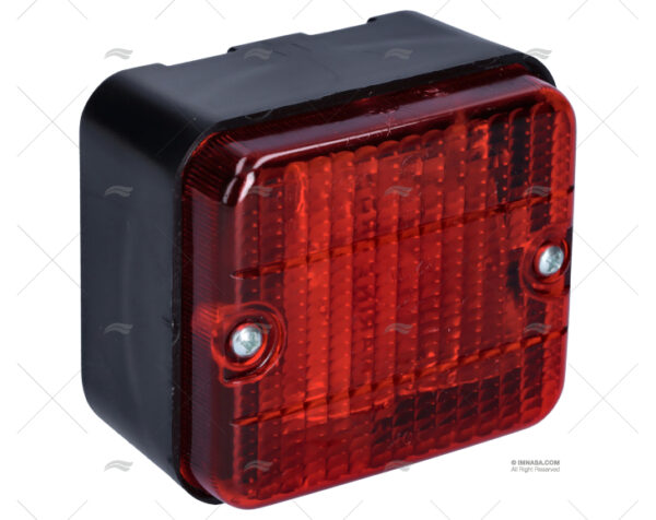 luz posicion std roja 80x70x55mm accesorios para remolcadores de barcos imnasa ref 90800435