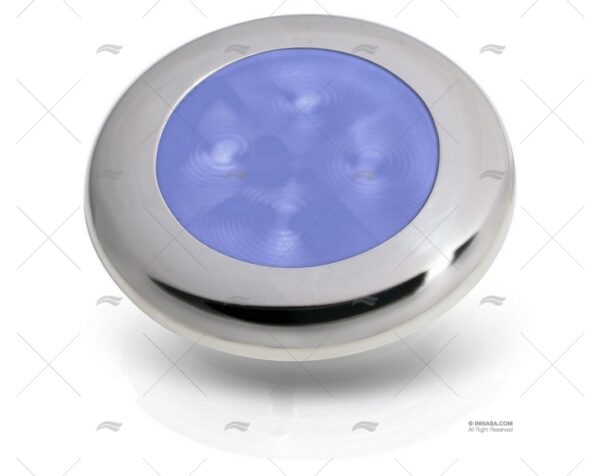 luz slim inox azul 12v luz cortesia imnasa ref 67000108