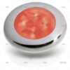 LUZ SLIM INOX ROJO 12V