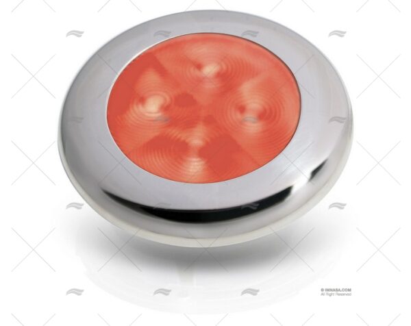 luz slim inox rojo 12v luz cortesia imnasa ref 67000110