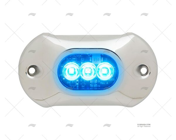 luz sumergible 3 led azul sapphire luces led para debajo del agua imnasa ref 90865037