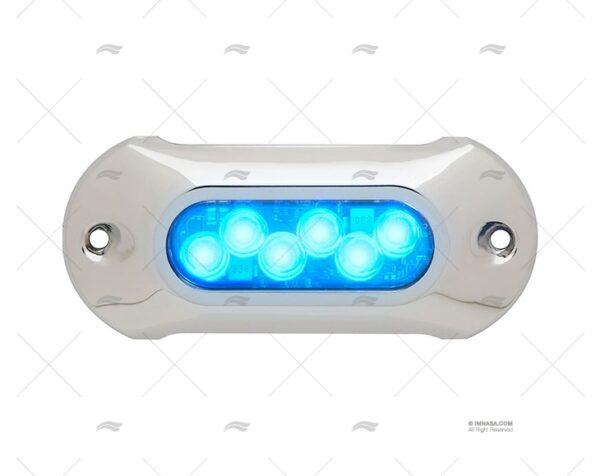 luz sumergible 6 led azul sapphire luces led para debajo del agua imnasa ref 90865067