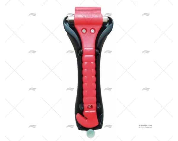 martillo de emergencia rojo con soporte herramientas imnasa ref 64000283