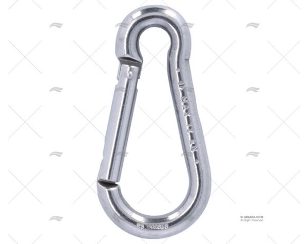 mosqueton sin ojo 100 inox kong mosquetones imnasa ref 20250050