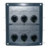 panel electrico 6 botones 4 1 4 negro paneles interruptores imnasa ref 40250172